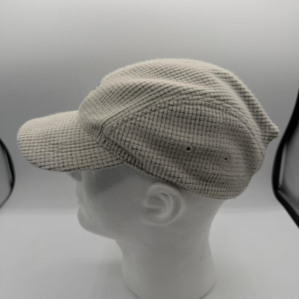 Outdoor Research Fleece Hat Cap Strap Back White Grid Check One Size Winter Mens - Picture 2 of 9